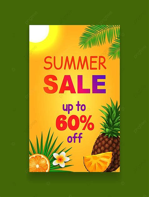 Summer Sale Vector Banner Poster Template Download On Pngtree