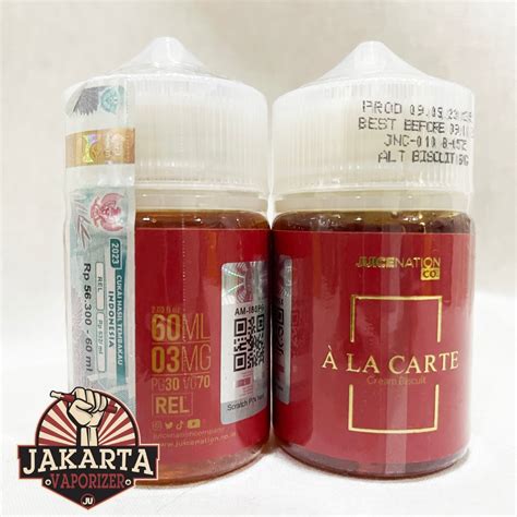 Jual Ala Carte Cream Biscuit Ml Mg Mg By Juicenation Shopee Indonesia