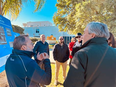 Germ N Beardo Visita La Finalizaci N De Las Obras Ejecutadas En La Edar