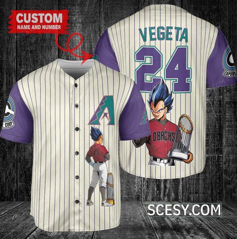 Arizona Diamondbacks X Vegeta Super Saiyan Dragon Ball Z With Trophy