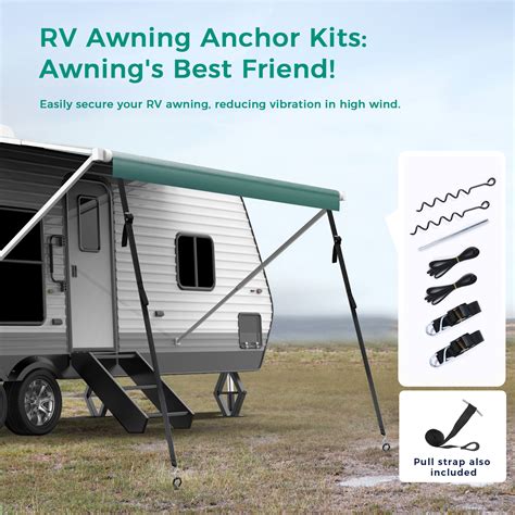 Fonzier 18oz RV Awning Fabric Replacement Premium Grade Vinyl Camper