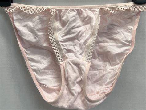 Vintage Vanity Fair String Bikini Pink Panties Style Gem
