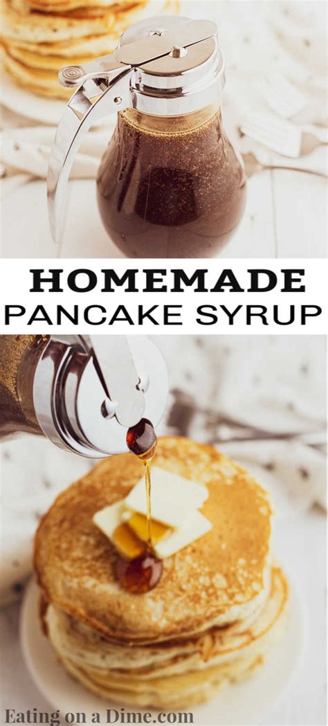 Homemade Pancake Syrup - how to make homemade pancake syrup