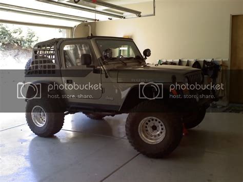 Trimmed Stock Fender Flares for Jeep TJ