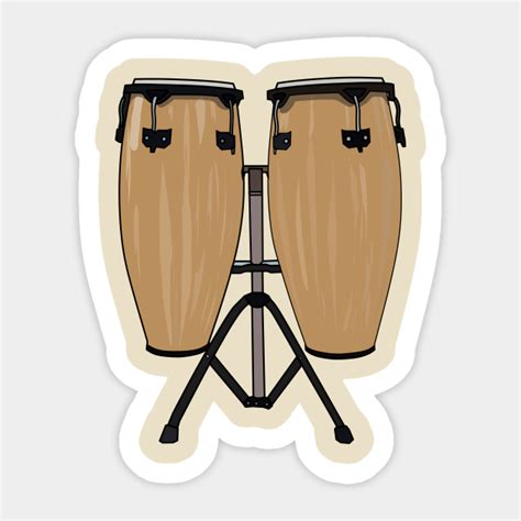 Bongo Drum Cartoon Illustration Bongo Drum Cartoon Illustration