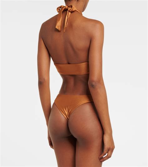 Expose Bikini Bottoms In Brown Jade Swim Mytheresa