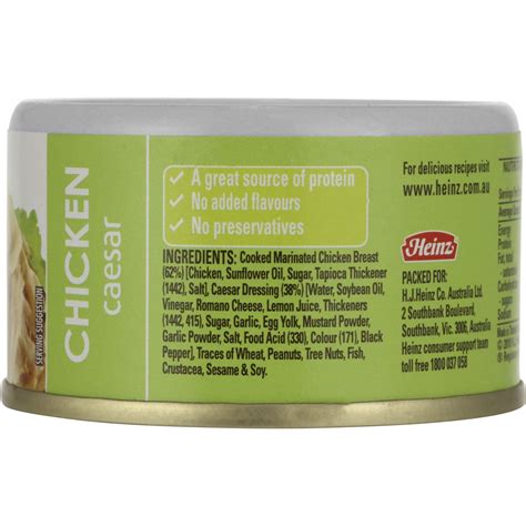 Heinz Chicken Shredded Caesar 85g Woolworths