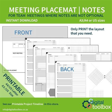 Focus Group Note Taking Template