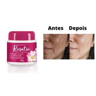 Creme Facial Clareador óleo de Rosa Mosqueta Creme Anti Rugas