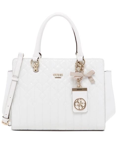 Lyst Guess Malena Satchel In White