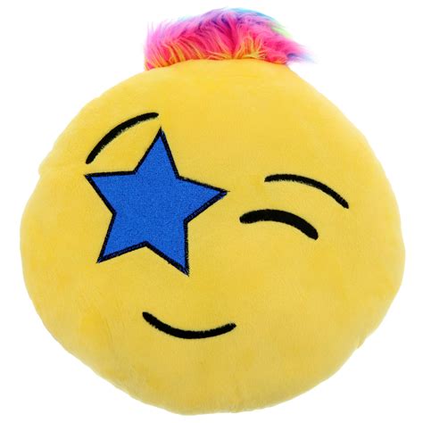 Royal Deluxe Emoji Rock Star Pillows, Assorted Designs - Shop Pillows ...