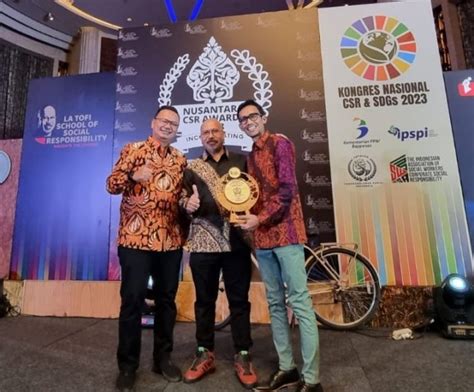 Pertamina Regional Sumbagut Raih Platinum Nusantara Csr Awards