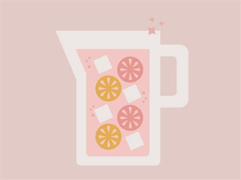 Pink Lemonade Pitcher By Breanna Gabriela On Dribbble