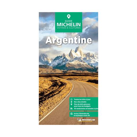 Guide Vert Argentine Michelin Boutique De L Aventure Michelin