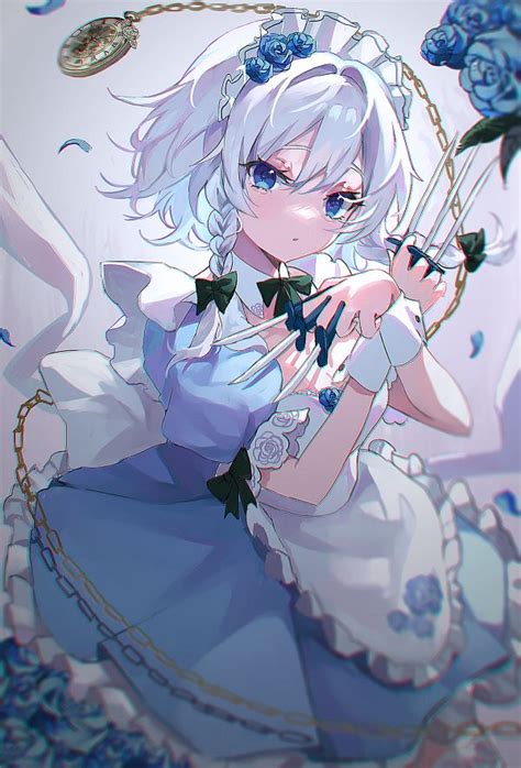 Izayoi Sakuya Sakuya Izayoi Touhou Image By Pixiv Id 11589991