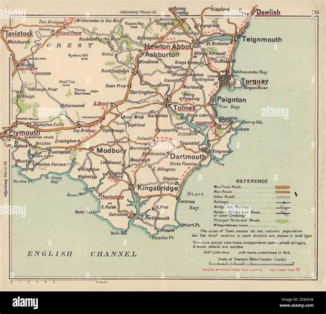 south wales england devon map  res stock photography  images alamy