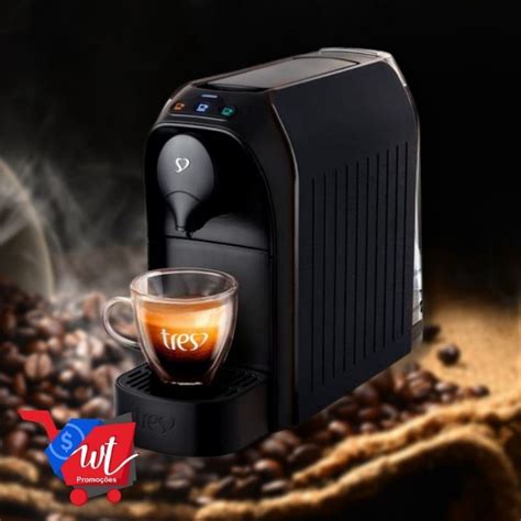 Cafeteira Espresso TRES 3 Corações Passione 15 Bar Preto WT Promoções