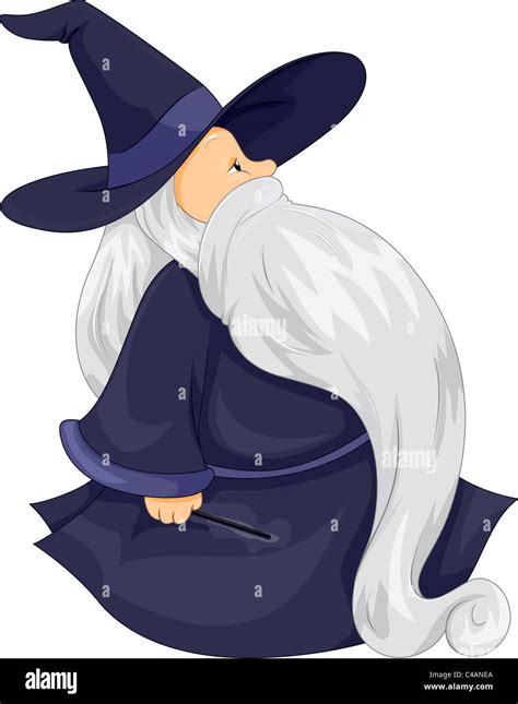 illustration   wizard  res stock photography  images alamy