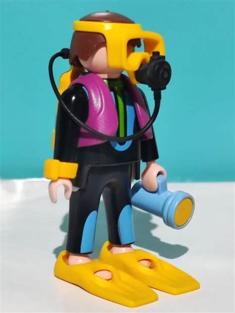 Playmobil Submariner Homme Grenouille Mer Ocean Fond Mer Sous Marins