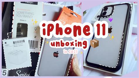 Unboxing Iphone 11 Purple In 2021 💜 Youtube