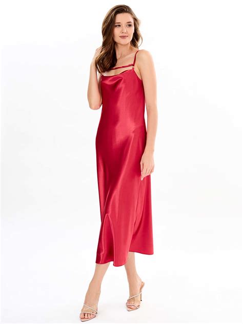 Silk slip bridesmaid dress