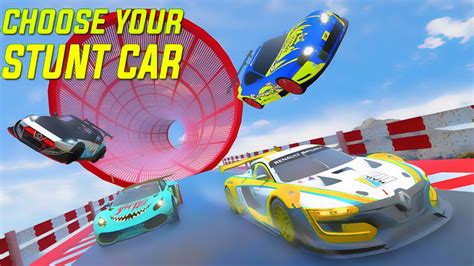 Impossible Mega Ramp Extreme Car Stunts Master Car Racing Game