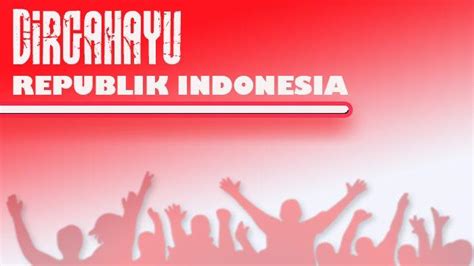 Poster Gambar Dirgahayu Republik Indonesia Memperingati Hari