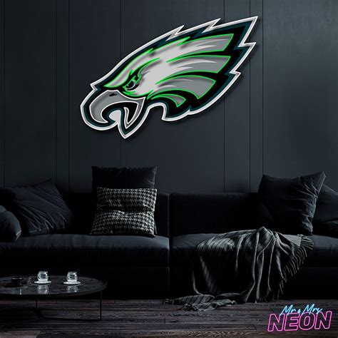 Philadelphia Eagles Neon Light Artwork Voted 1 Custom LED Neon Light