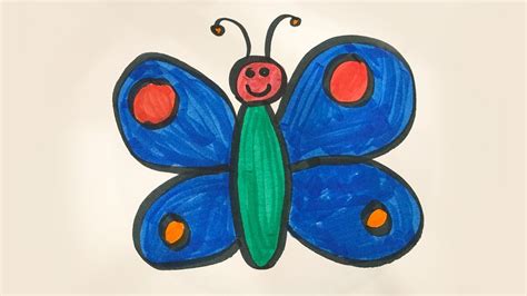 Butterfly Drawing Colouring Images