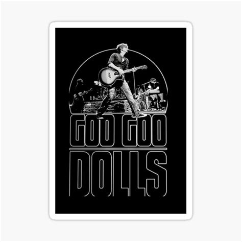 The Goo Goo Dolls News Logo Sticker For Sale By Closty42 Redbubble