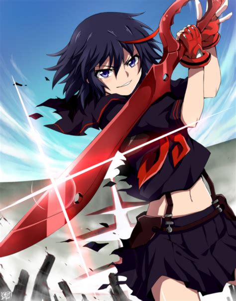 Matoi Ryuko Kill La Kill By Kago Tan On Deviantart