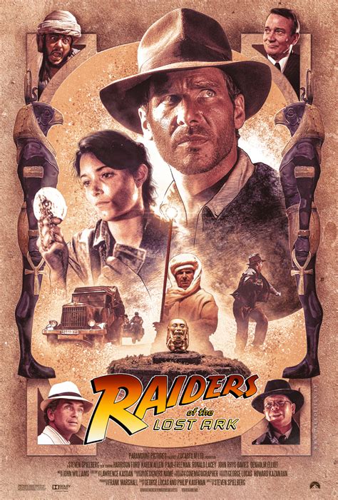 Raiders Of The Lost Ark Poster By Darkdesign