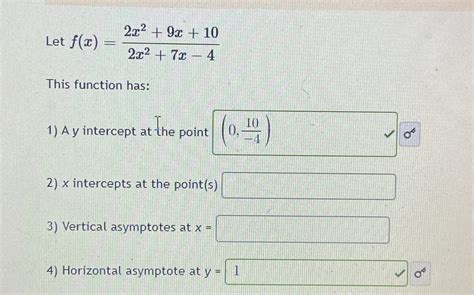 [solved] 212 92 10 Let F X 2x2 70 4 This Function Has 1 A