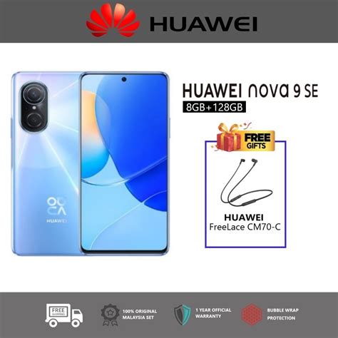 Huawei Nova 9se 128gb Rom 8gb Ram 90hz Screen Snapdragon 680 66w Supercharger Original Huawei