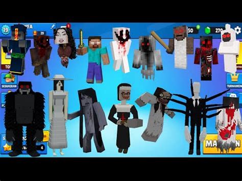 KOMPILASI JENIS HANTU MINECRAFT DI GAME STUMBLE GUYS YouTube