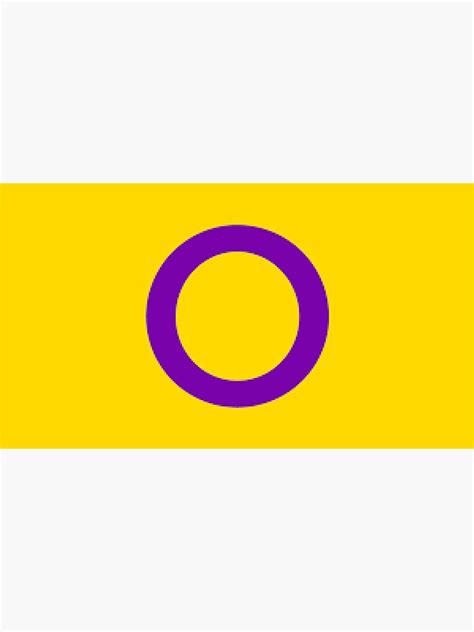 Intersex Pride Flag Sticker For Sale By Calchamomile Redbubble