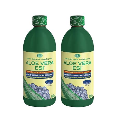 Esi Aloe Vera Med Borovnica Napitak 1 1 Gratis Ljekarne Plantak