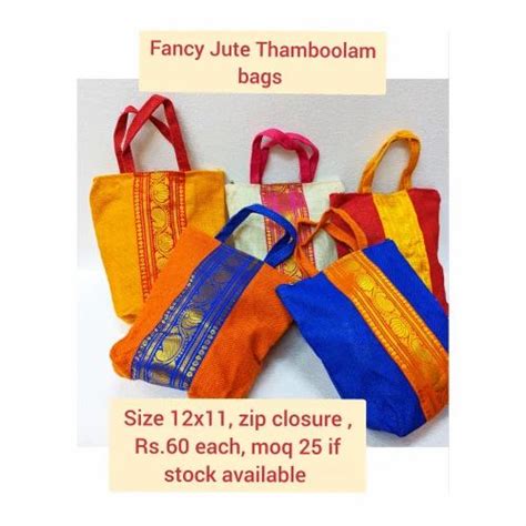 Standard Jute Thamboolam Bags For Wedding Return Gift At Rs 60 Piece