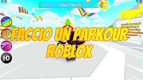 Faccio Un Parkour Roblox Youtube