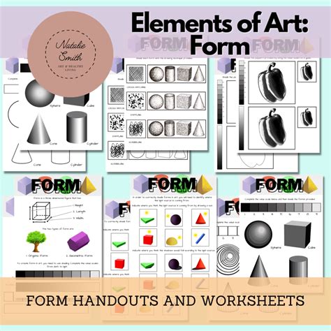 Elements Of Art Texture Worksheets • Teacha