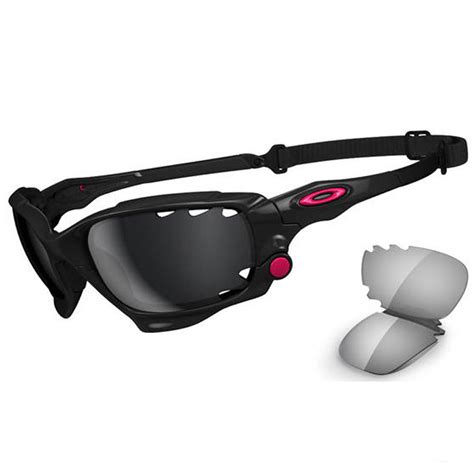 Oakley Racing Jacket Oo9171 08 Polished Black Black Iridium Fun Sport Vision