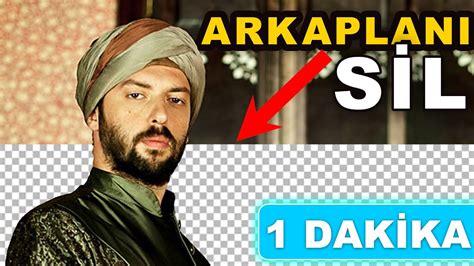 1 DAKİKADA FOTOĞRAFLARDA ARKA PLAN SİLME YouTube