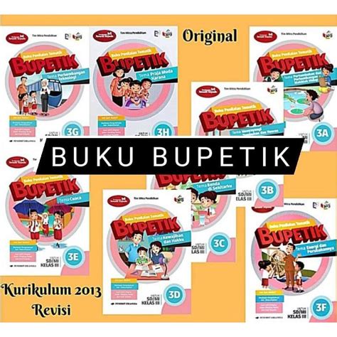 Jual Bupetik Sd Mi Kelas Jilid A B C D E F G H Penerbit