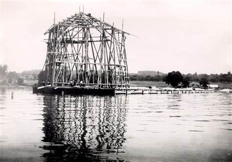 floating hall  manzell bay zeppelin museum