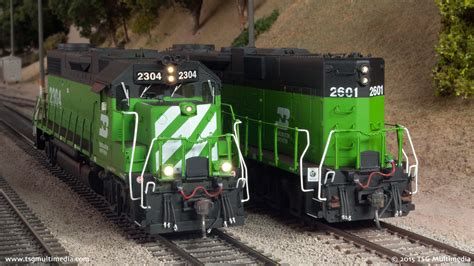 Burlington Northern Gp38 2 2304 Tsg Multimedia