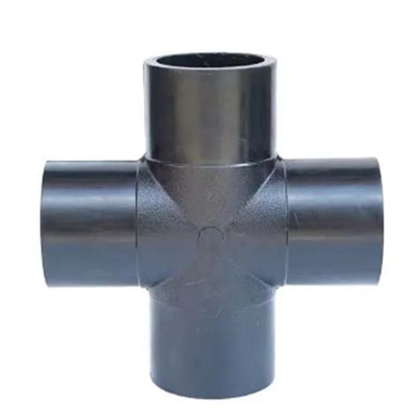 Butt Fusion Hdpe Pipe Fittings Cross Tee China Mm Cross And