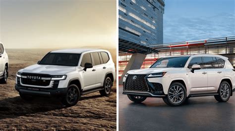 2022 Lexus LX600 vs Toyota LandCruiser LC300 Comparison