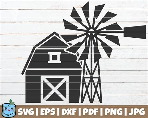 Farmhouse Barn Svg