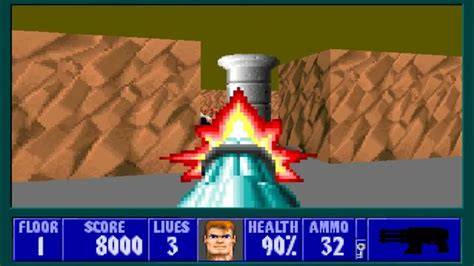 Wolfenstein 3d Episode 7 Level 1 Youtube