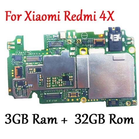 Tested Full Work Original Unlock Motherboard For Xiaomi Redmi X Gb